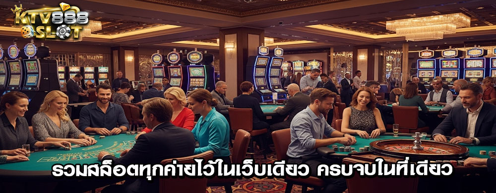 รวมสล็อตทุกค่ายไว้ในเว็บเดียว ครบจบในที่เดียว